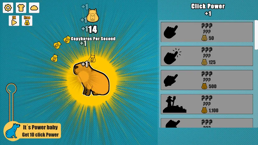Capybara Clicker Screenshot 1