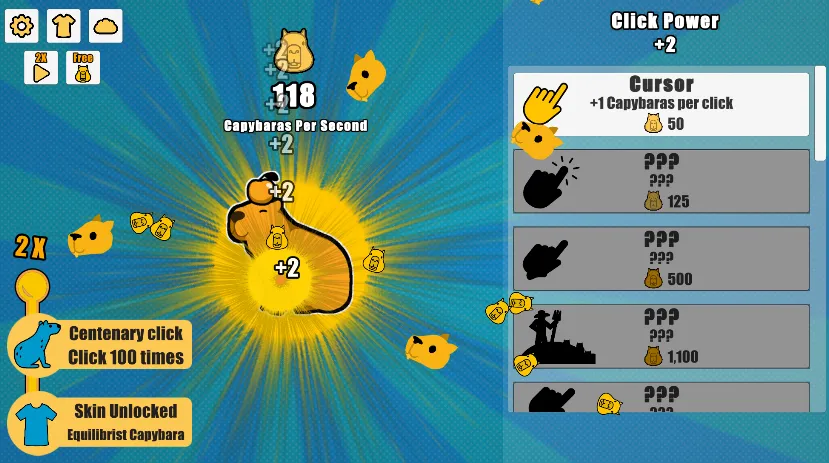 Capybara Clicker Screenshot 2