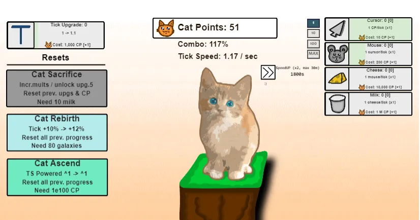 Cat Clicker RE Screenshot 2