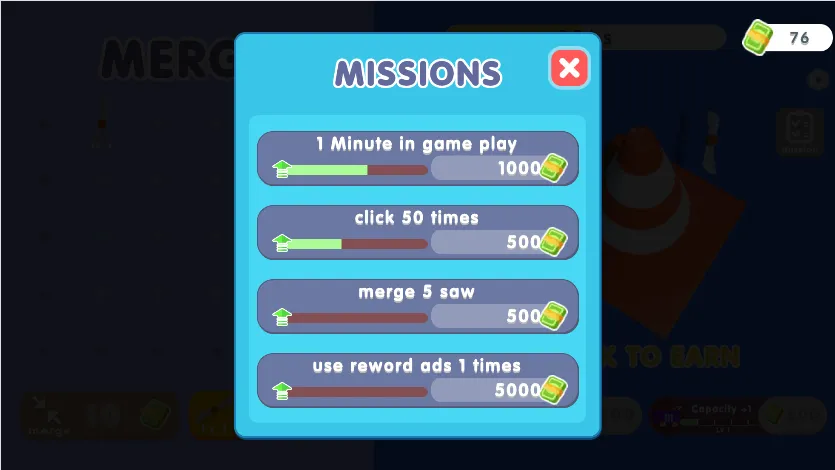 Clicker & Merge Screenshot 2