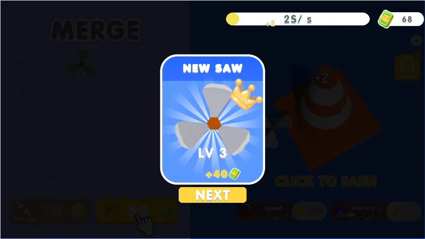 Clicker & Merge Screenshot 4