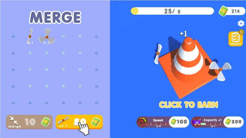 Clicker & Merge Screenshot 5