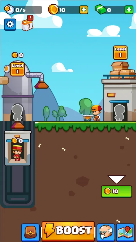 Idle Gold Miner Screenshot 1