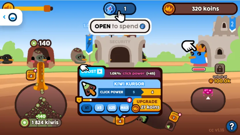 Kiwi Clicker Screenshot 4