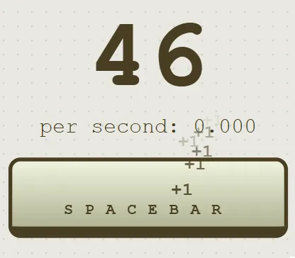 Spacebar Clicker